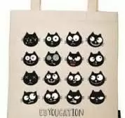 BOLSA DE TELA DE LA COMPRA ED EL GATO EDYOUCATION