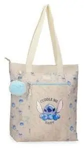 BOLSA DE TELA CON ASAS TOTE BAG STITCH CUDDLE ME HAPPY