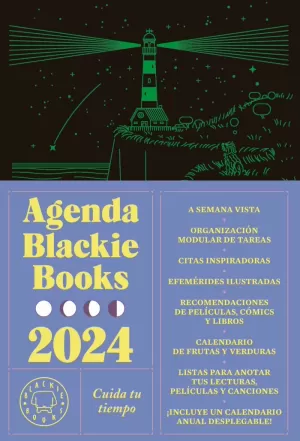AGENDA BLACKIE BOOKS 2024. CUIDA TU TIEMPO. VARIOS. Llibre en paper.  9788419654359 Llibreria La Costera