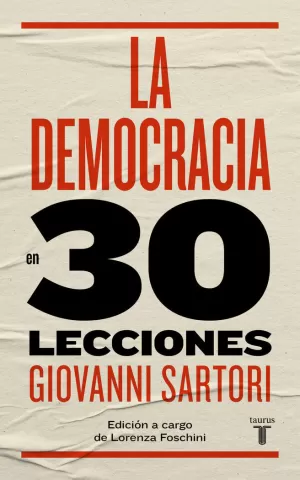 LA DEMOCRACIA EN TREINTA LECCIONES