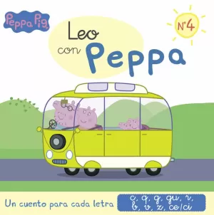 LEO CON PEPPA PIG 4.LETRAS C Q G R B V Z