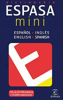 DICCIONARIO MINI INGLÉS