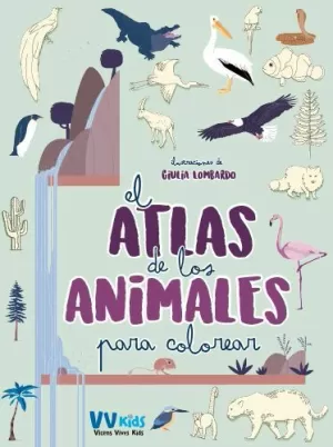 ATLAS DE LOS ANIMALES PARA COLOREAR (VVKIDS)