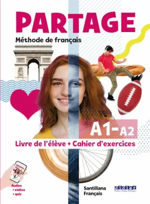 PARTAGE A1/A2 LIVRE+CAHIER